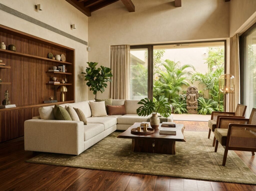 Custom Furniture Villa Interior - OrgoWood Furniture