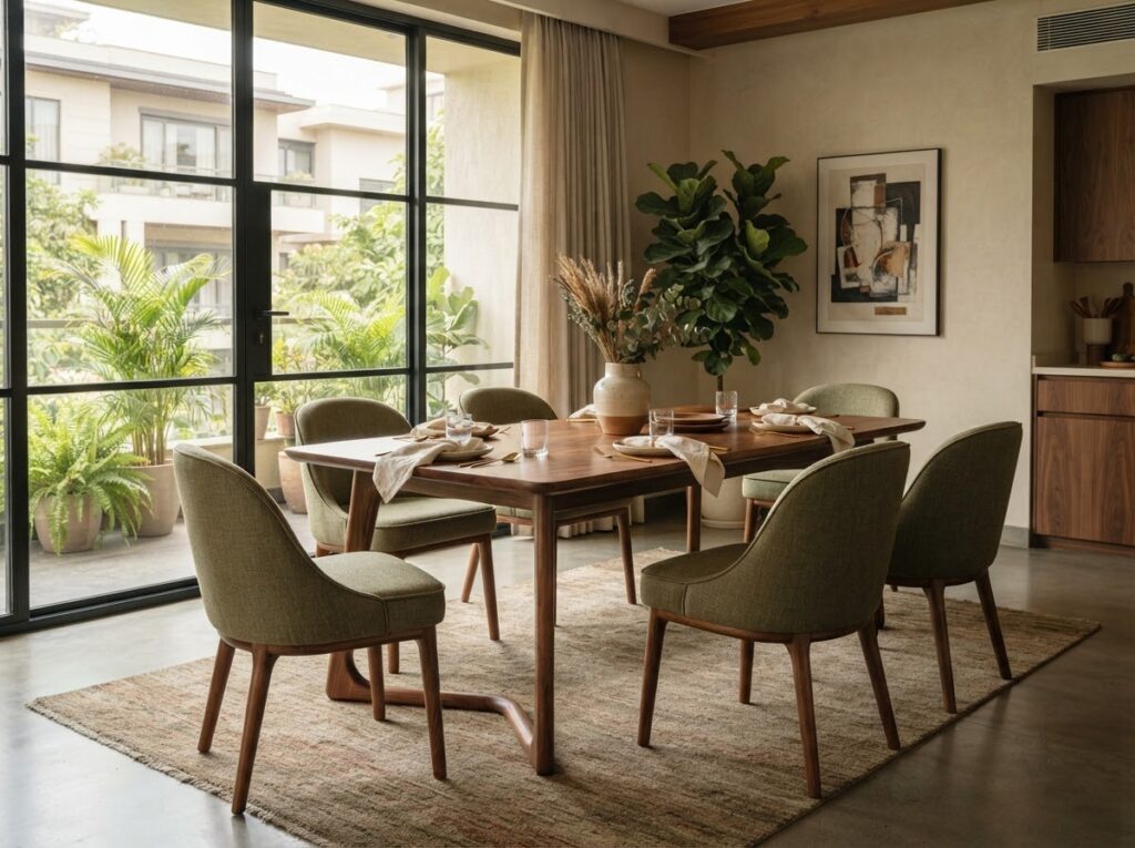 Modern Wooden Dining Table Set - OrgoWood Furniture